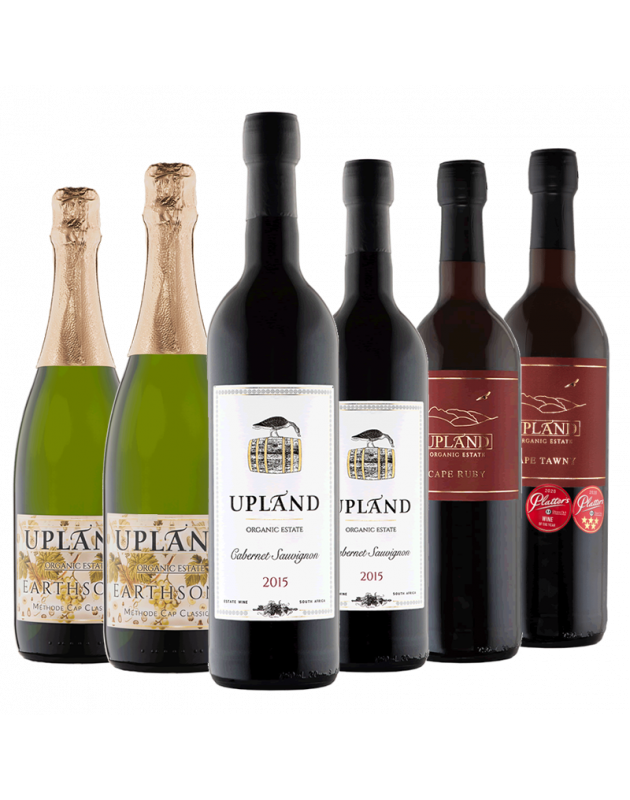 Upland sulphite free vegan wine Mixed Case